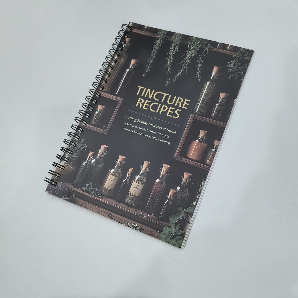 Herbal Wellness Book - Receitas de tintura Livro Crafting Stagens