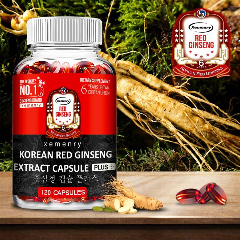 Valerian Root Capsule - Suplemento de ginseng vermelho coreano -