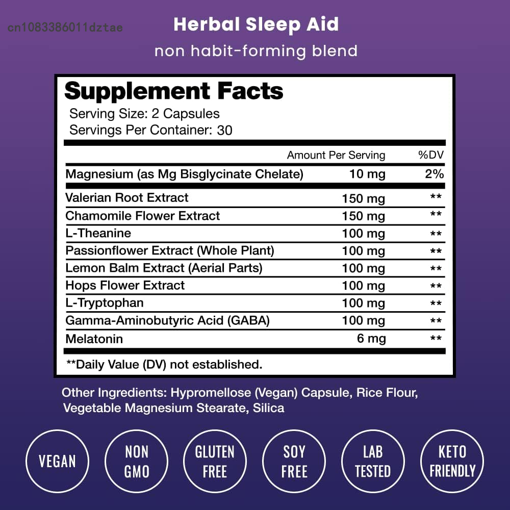 Suplemento Natural para o Sono - Valerian Root Capsule avaliação e preço