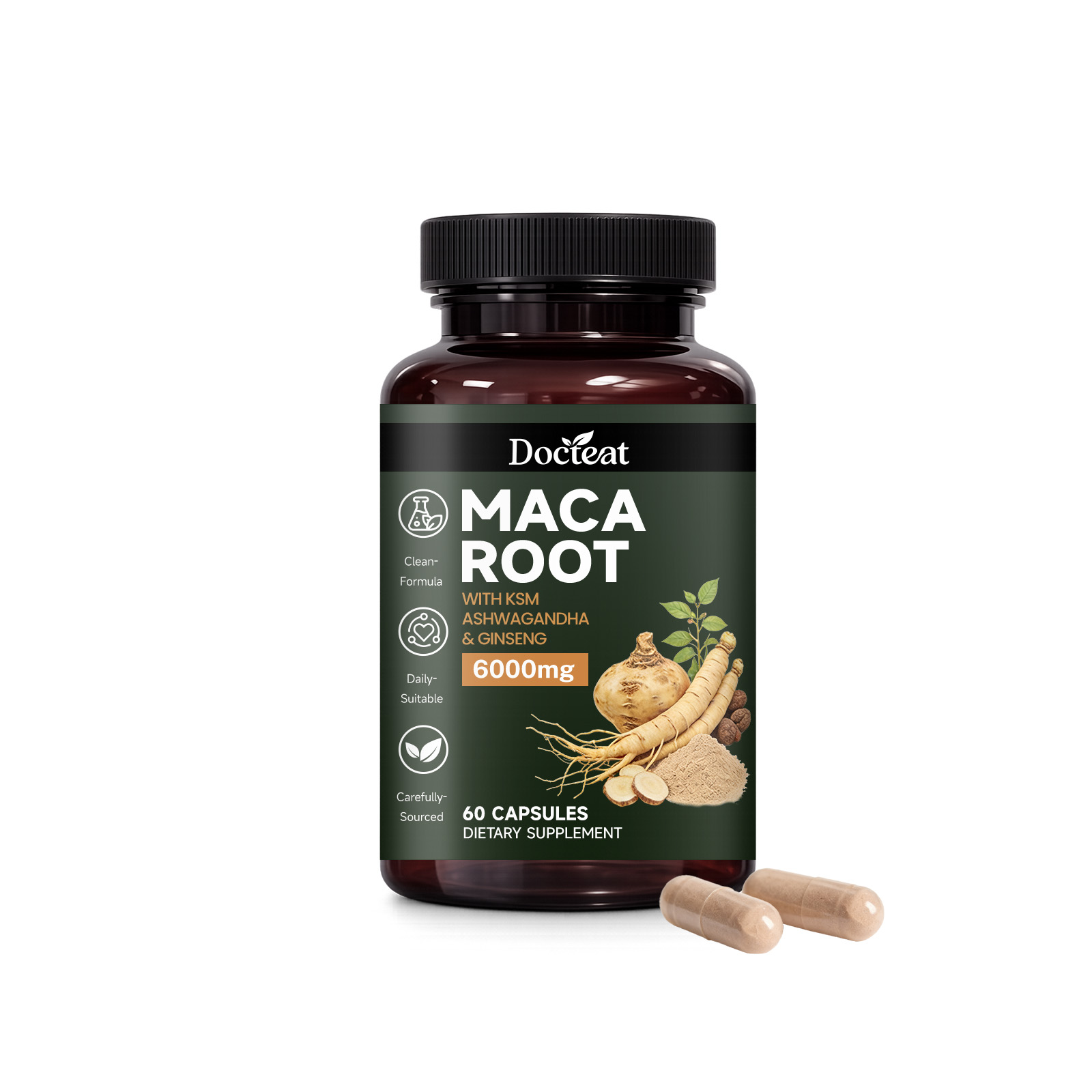 Cápsulas de Raiz de Maca e Gin - Valerian Root Capsule avaliação e preço