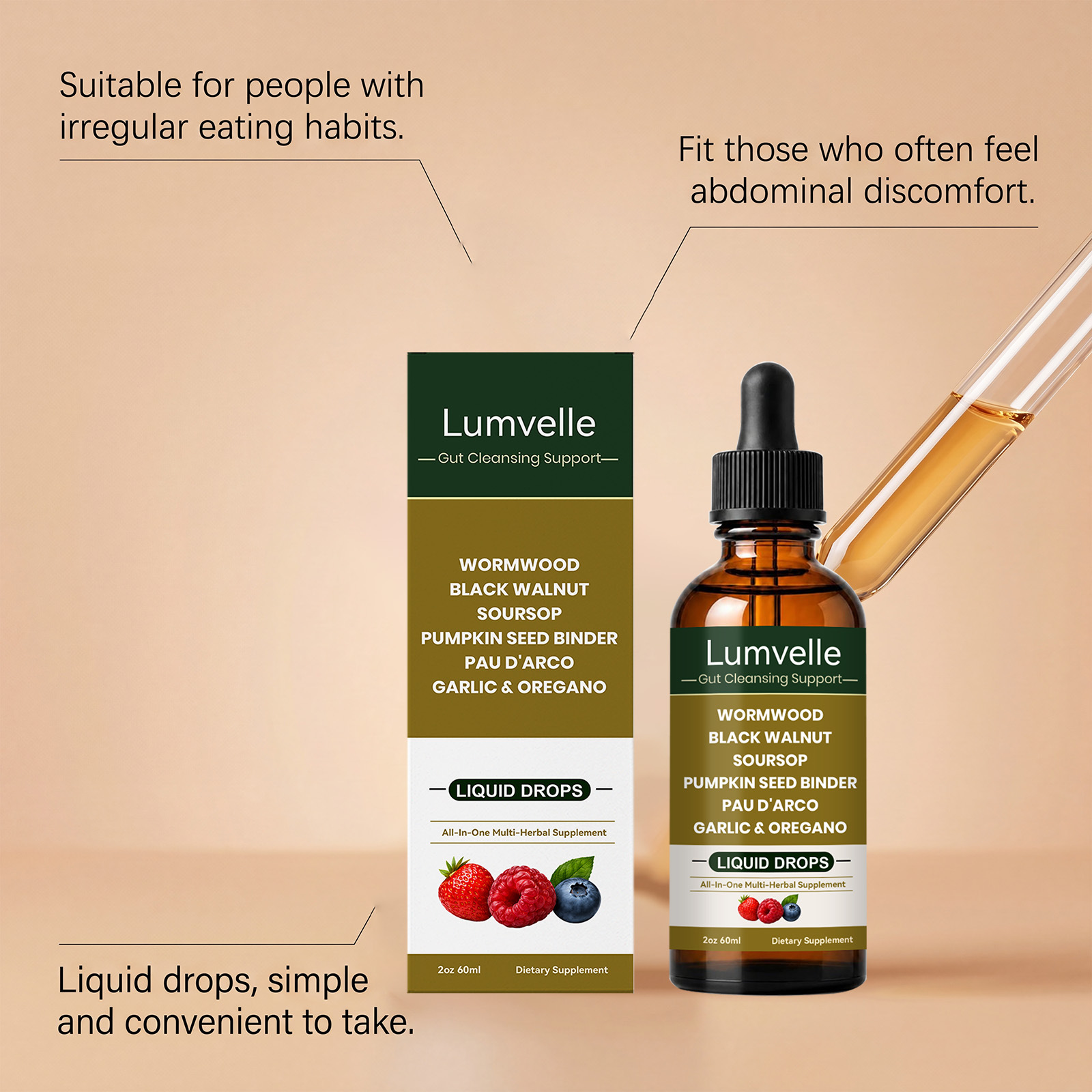 Gotas de Suporte Digestivo Her - Herbal Weight avaliação e preço
